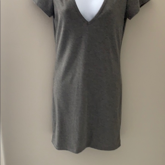 Comfy Grey Choker Dress - Picture 3 of 5